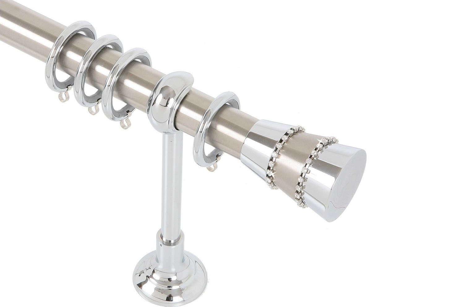 Κουρτινόξυλο Triplo Strass Φ25 "Frans