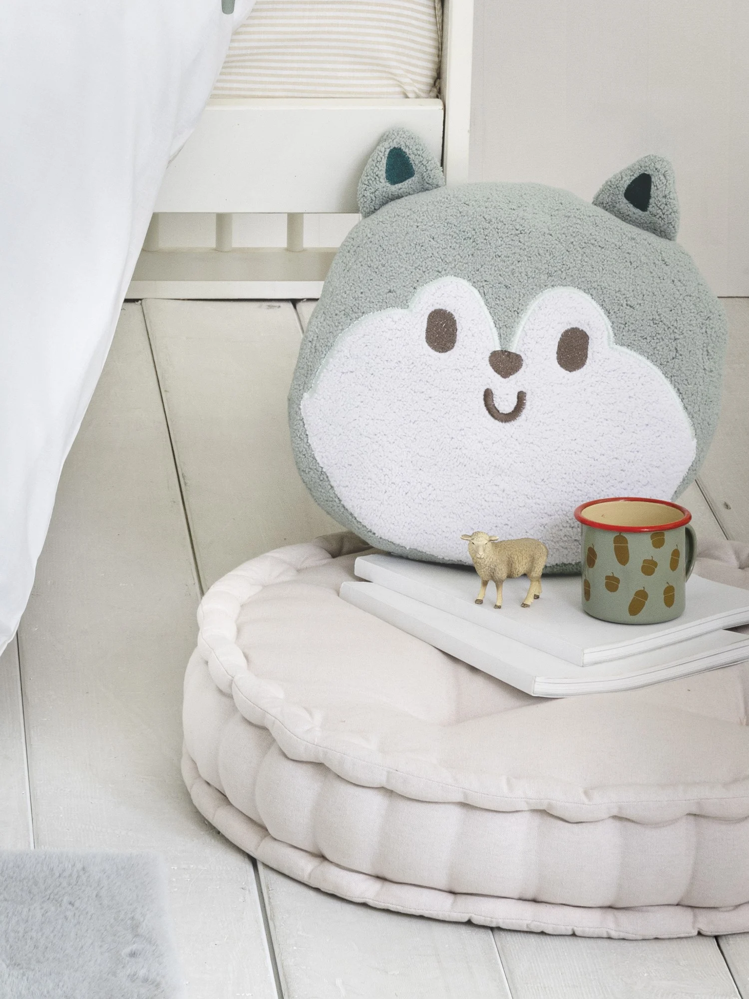 Παιδικό Διακοσμητικό Μαξιλάρι 40x40 Woolfy "Nima Home"