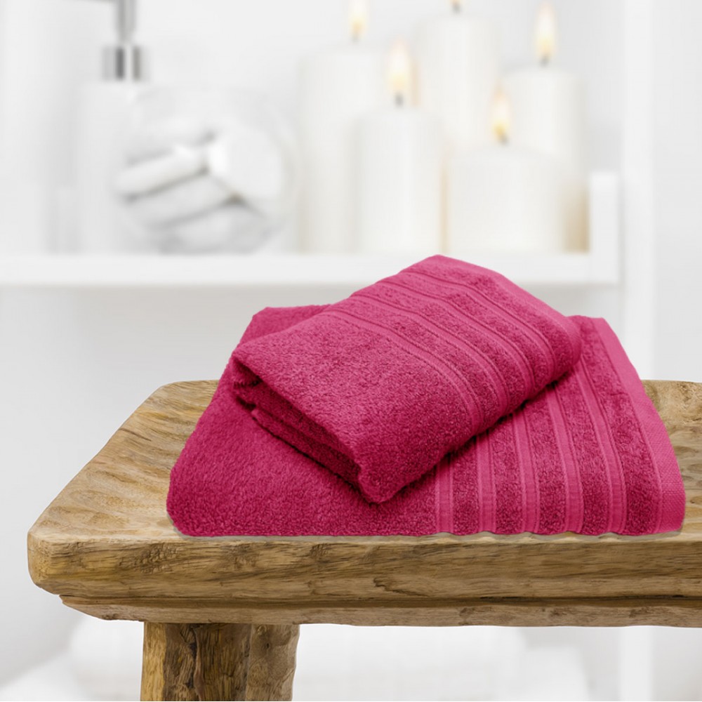 Πετσέτα Σώματος 70×140 Melanie Φούξια “San Lorentzo”