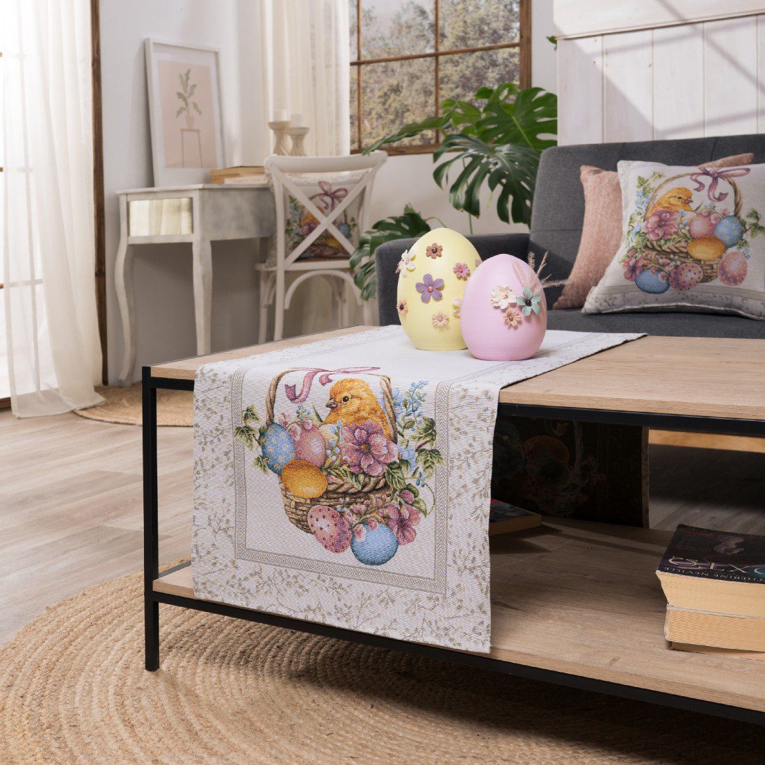 Πασχαλινή Τραβέρσα 45x140 Clucky "Teoran"