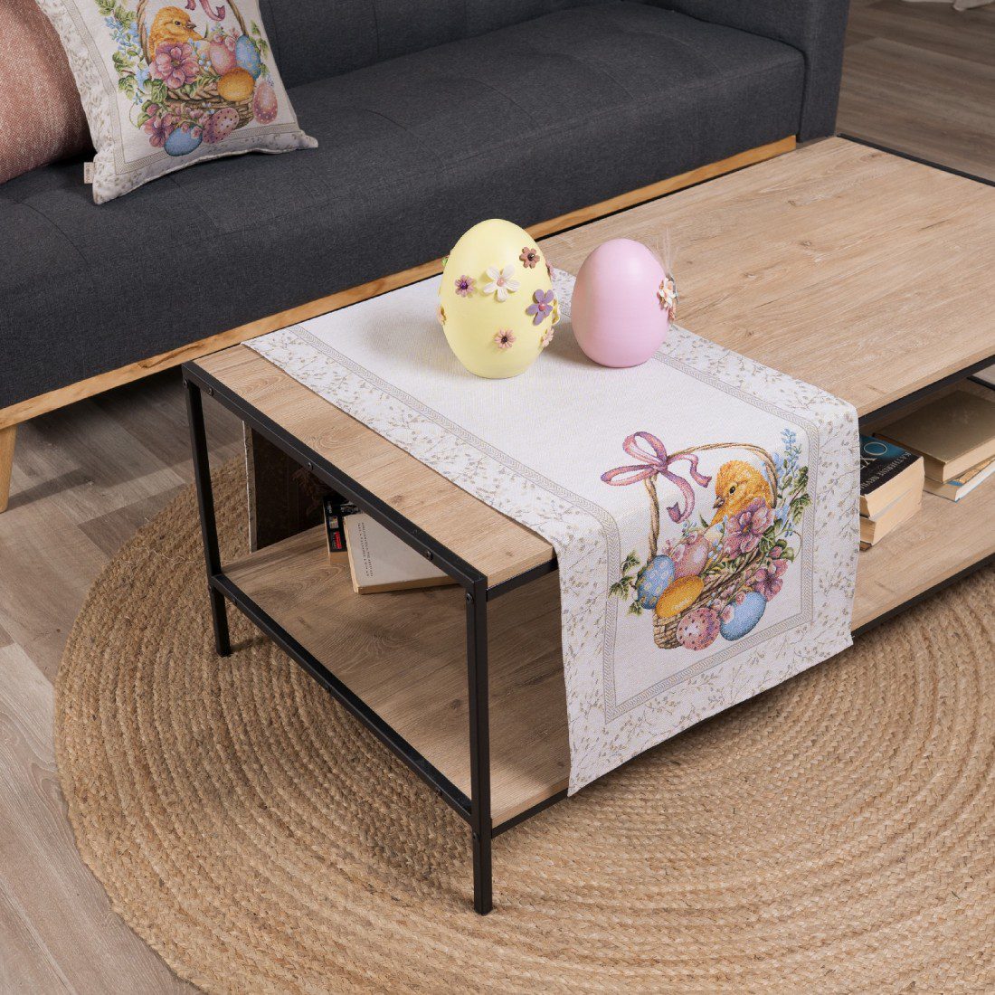 Πασχαλινή Τραβέρσα 45x140 Clucky "Teoran" - Image 2