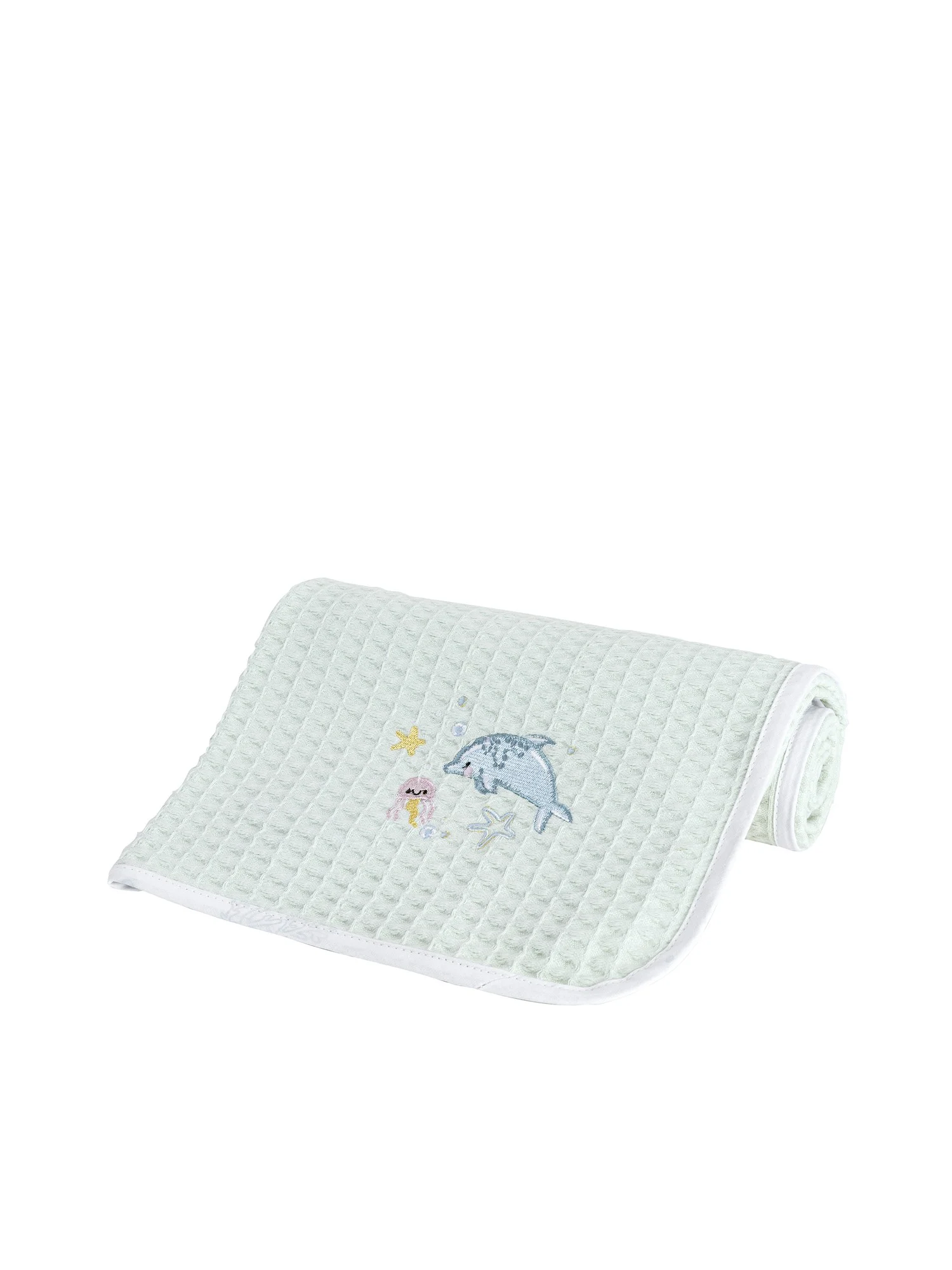 Κουβέρτα Πικέ Λίκνου 80×110 Sea Love “Nima Home”