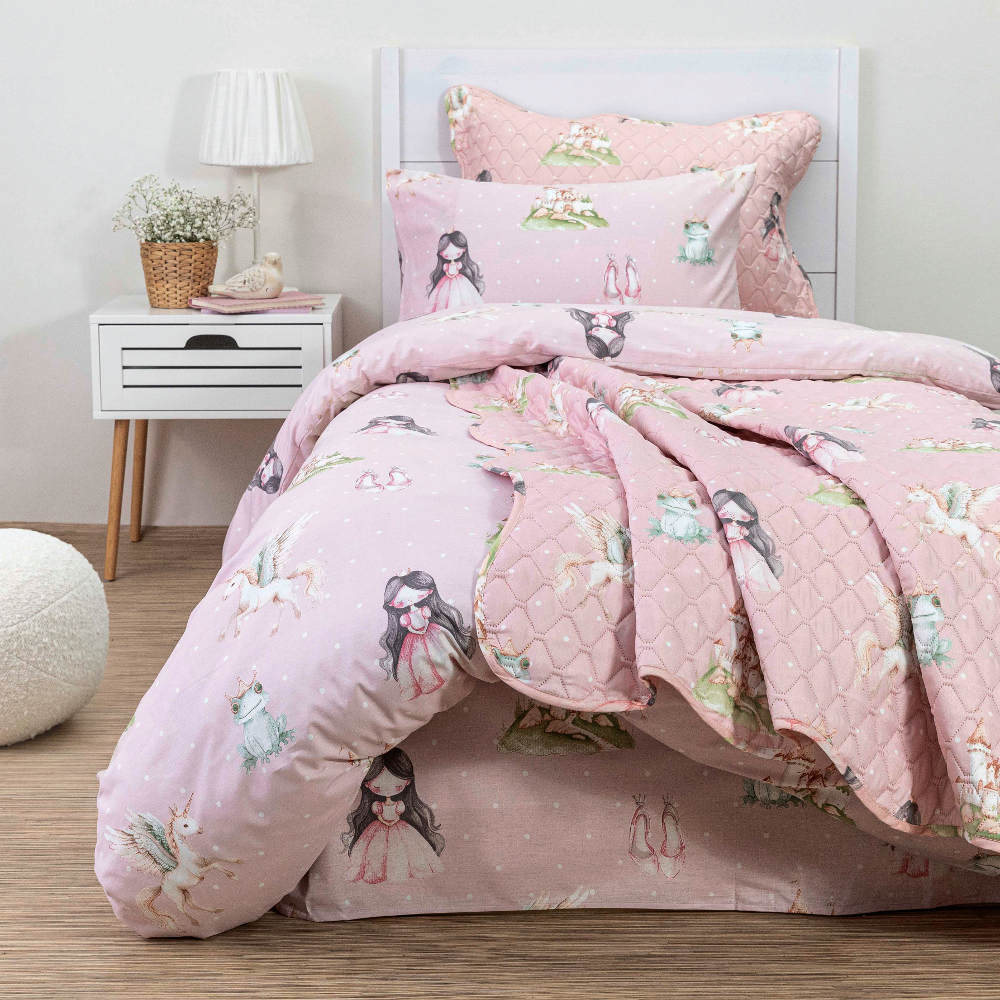 Σετ Σεντόνια Παιδικά Μονά (160×250) Emeralda “Borea Home”