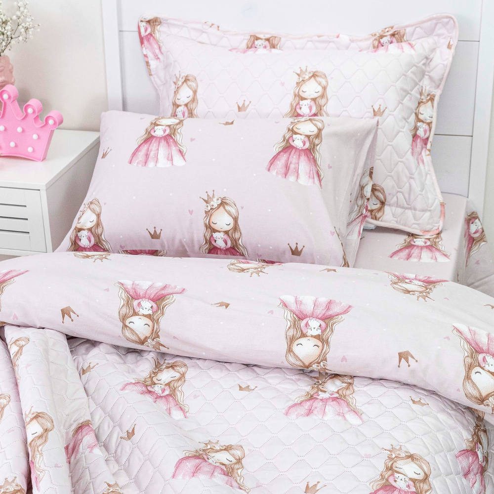 Σετ Σεντόνια Παιδικά Μονά (160×250) Little Queen “Borea Home” - Image 5