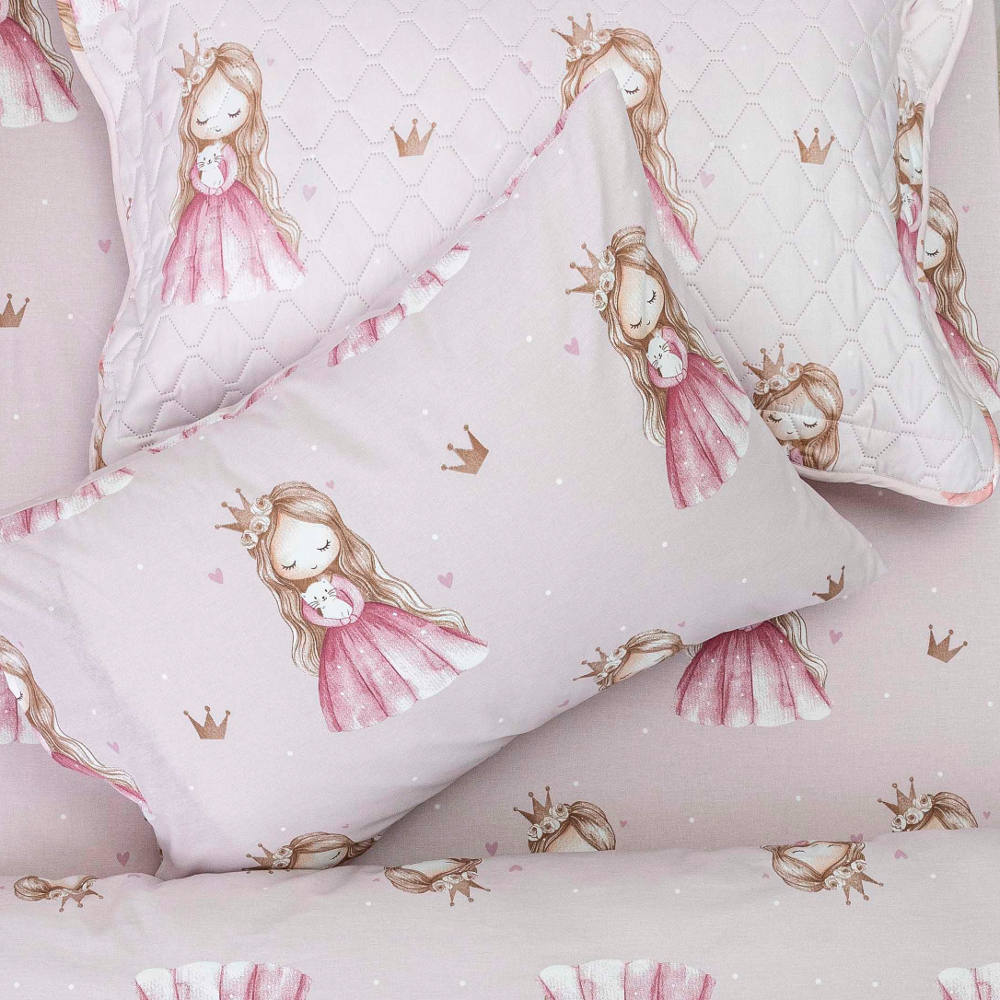 Σετ Σεντόνια Παιδικά Μονά (160×250) Little Queen “Borea Home” - Image 4