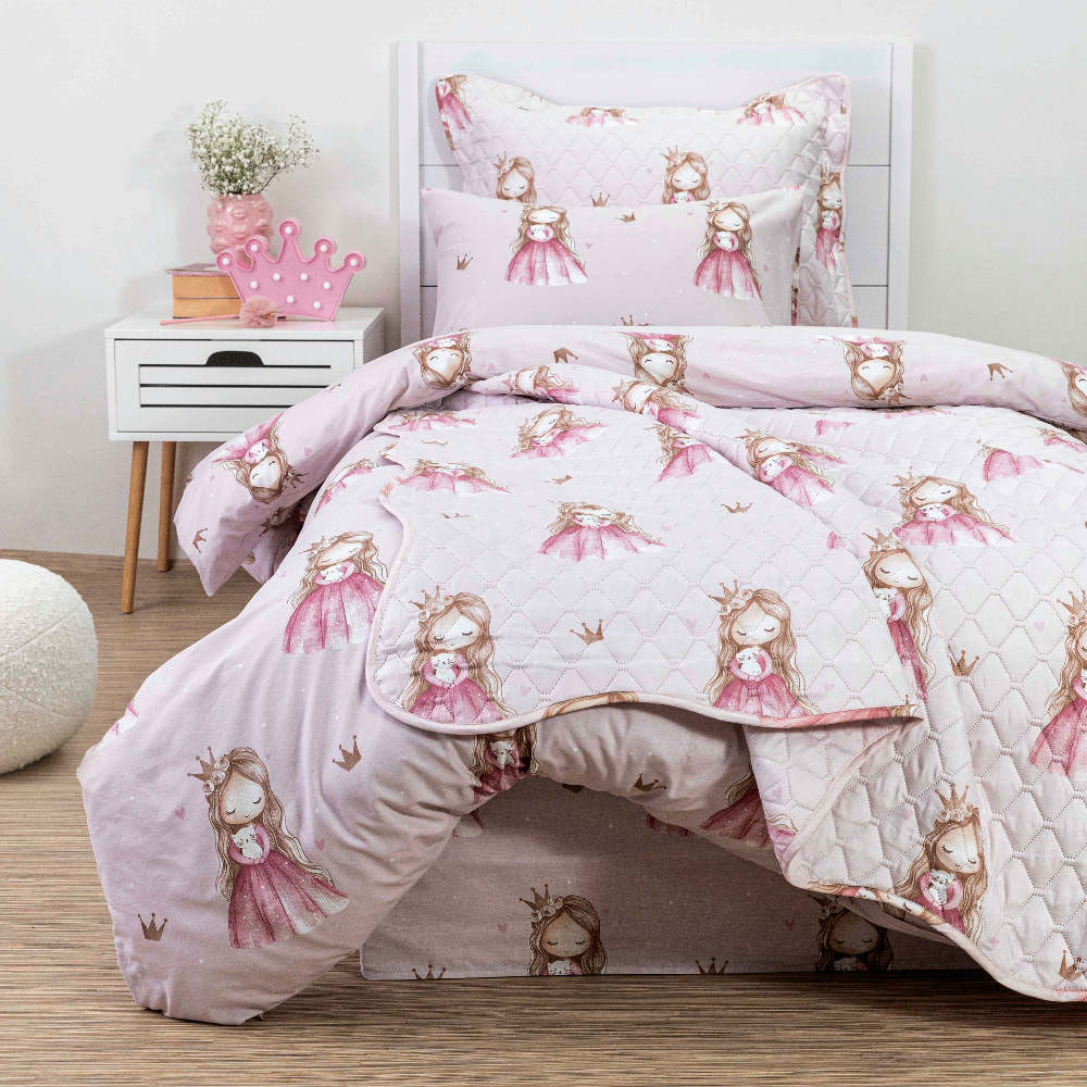 Σετ Σεντόνια Παιδικά Μονά (160×250) Little Queen “Borea Home” - Image 3