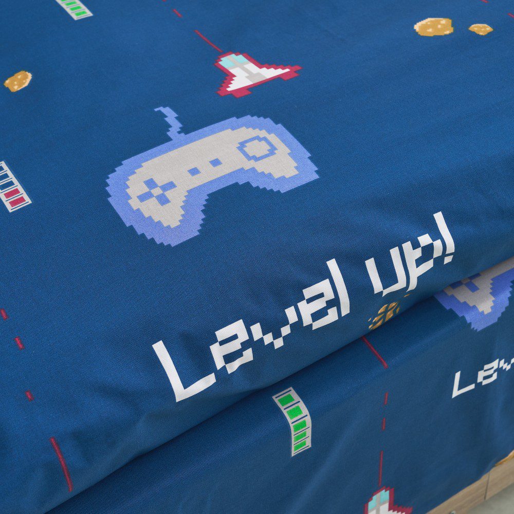 Σετ Σεντόνια Παιδικά Μονά 160×260 Mindcraft Μπλε “Salonica” - Image 3