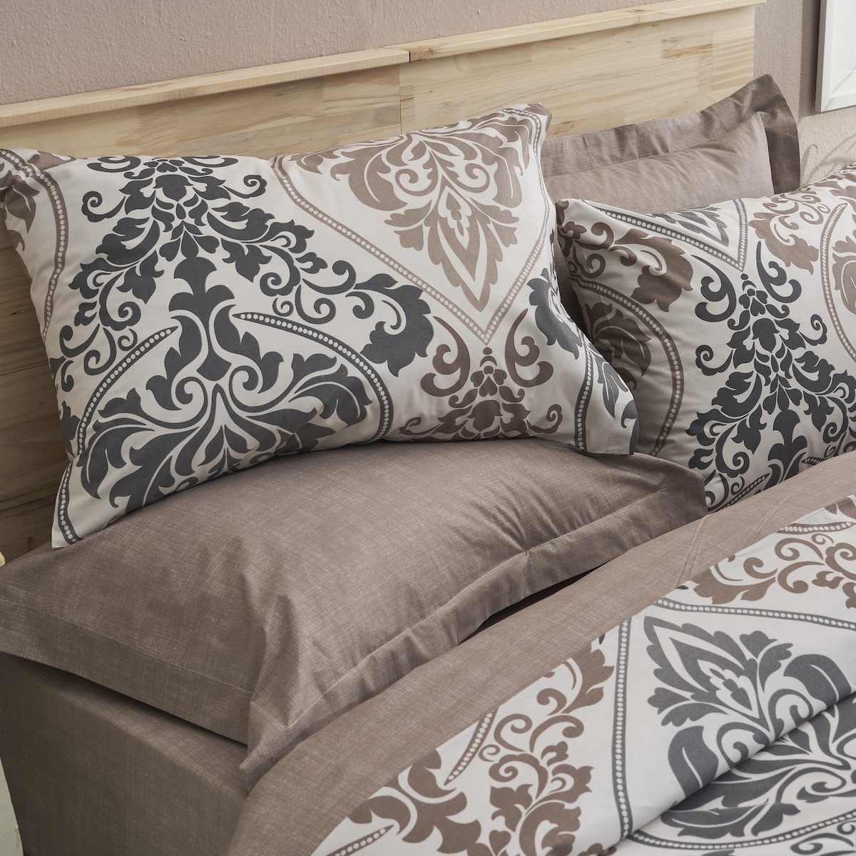 Σετ Σεντόνια Υπέρδιπλα 240×260 Βικτωριανό Μπεζ “Salonica” - Image 4