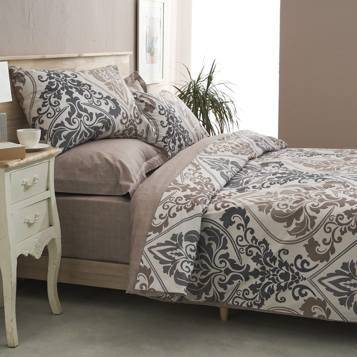 Σετ Σεντόνια Υπέρδιπλα 240×260 Βικτωριανό Μπεζ “Salonica” - Image 5