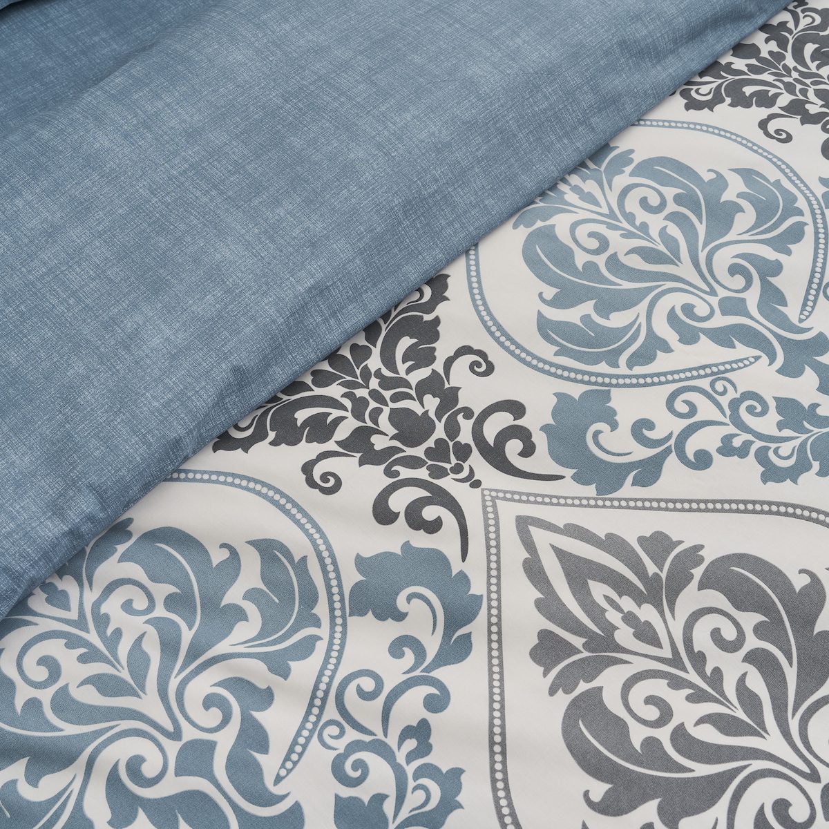 Σετ Σεντόνια Υπέρδιπλα 240x260 Βικτωριανό Μπλε "Salonica" - Image 5
