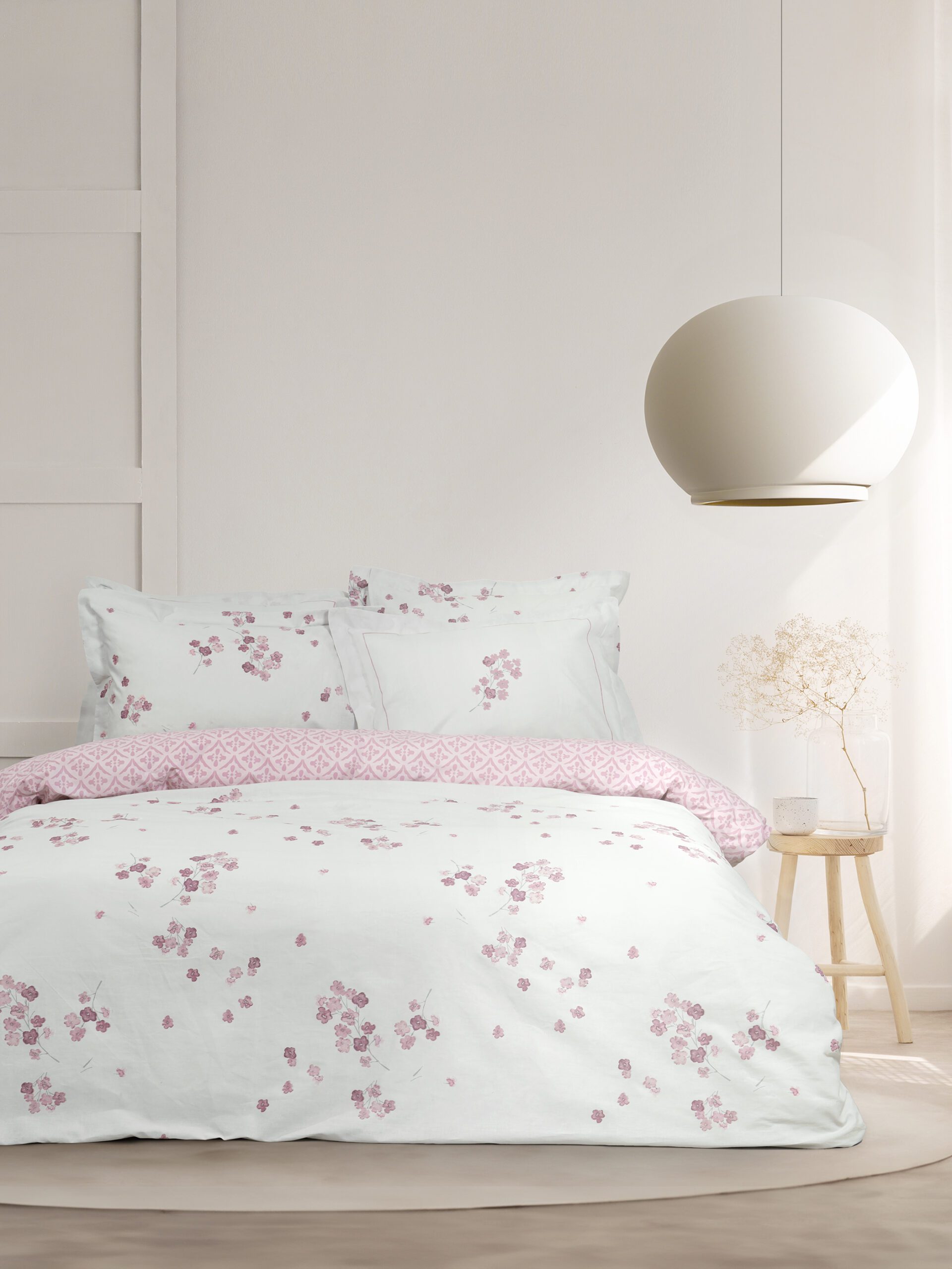 Σετ Σεντόνια Μονά με Λάστιχο - Roselle - Μονά με λάστιχο (1 x 100x200+32 + 1 x 170x260 + 1 Μαξιλαροθήκη Oxford 4 πλευρών 52x72+5) "Nima Home"