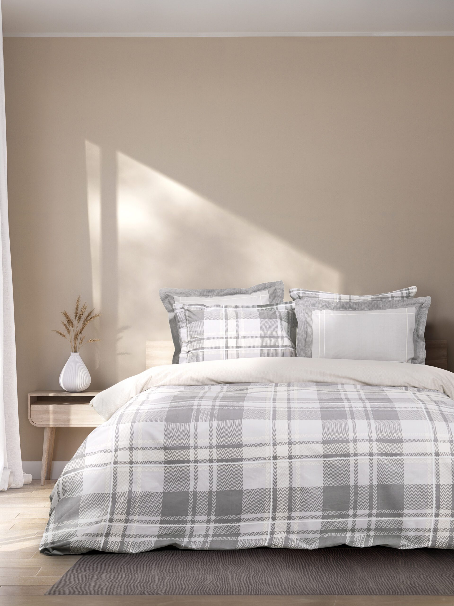 Σετ Σεντόνια Υπέρδιπλα με Λάστιχο - Arthur - Υπέρδιπλα λάστιχο (1 x 160x200+32 + 1 x 240x260 + 2 Μαξιλαροθήκες Oxford 4 πλευρών 52x72+5) "Nima Home"