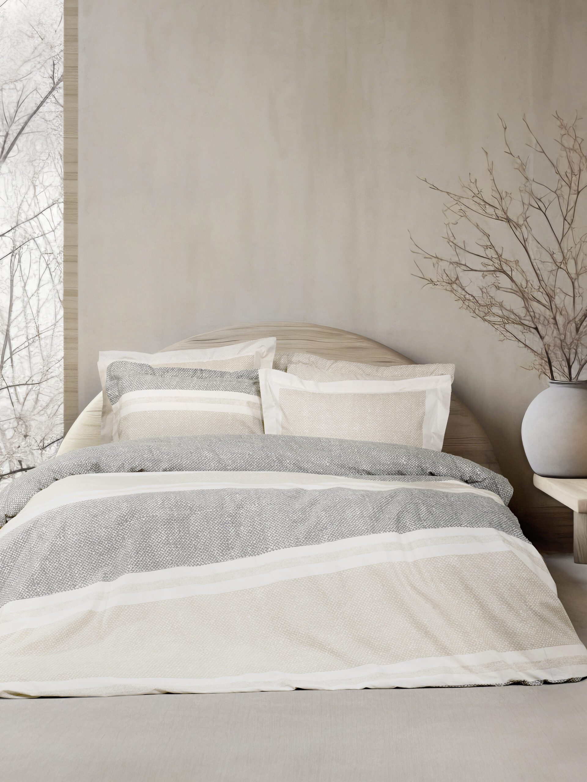 Σετ Σεντόνια Υπέρδιπλα με Λάστιχο - Lido - Υπέρδιπλα λάστιχο (1 x 160x200+32 + 1 x 240x260 + 2 Μαξιλαροθήκες Oxford 4 πλευρών 52x72+5) "Nima Home"