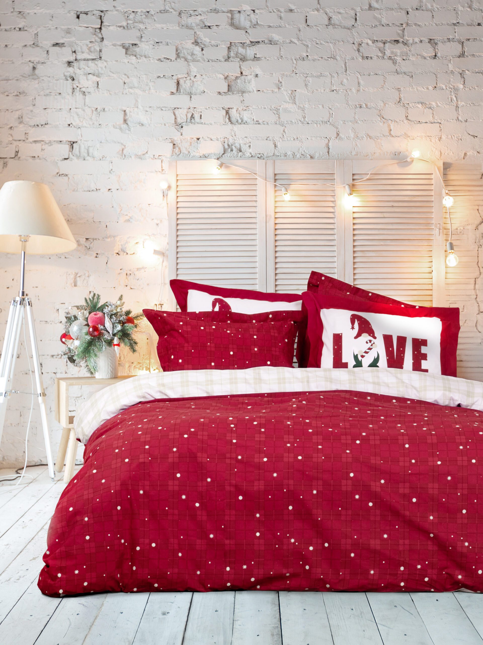 Σετ Σεντόνια Υπέρδιπλα με Λάστιχο - Everlove - Υπέρδιπλα λάστιχο (1 x 160x200+32 + 1 x 240x260 + 2 Μαξιλαροθήκες Oxford 4 πλευρών 52x72+5) "Nima Home"