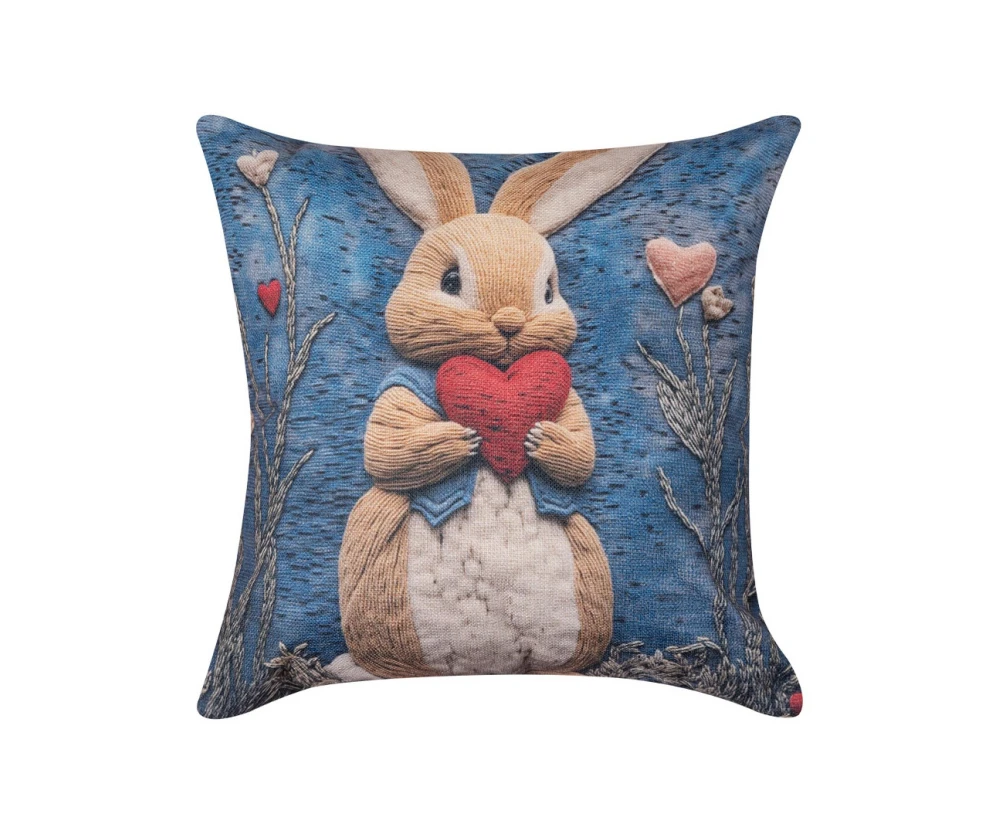 Πασχαλινή Διακοσμητική Μαξιλαροθήκη 45x45 Easter 2026-4 "Silk Fashion"