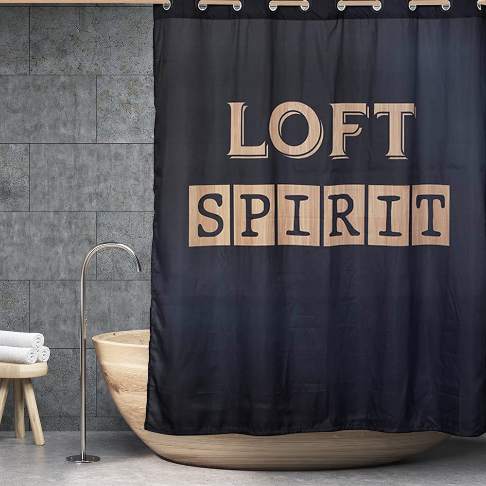 Κουρτίνα Μπάνιου 180×200 Loftspirit Hookless “San Lorentzo”