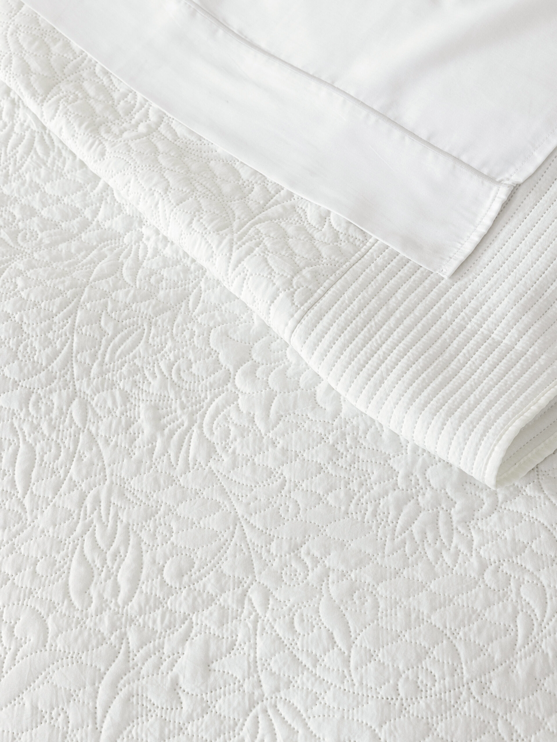 Σετ Κουβερλί 240x260 - Always Off White - Γίγας (1 x 240x260 + 2 Μαξιλαροθήκες Oxford 52x72+8) "Nima Home" - Image 2