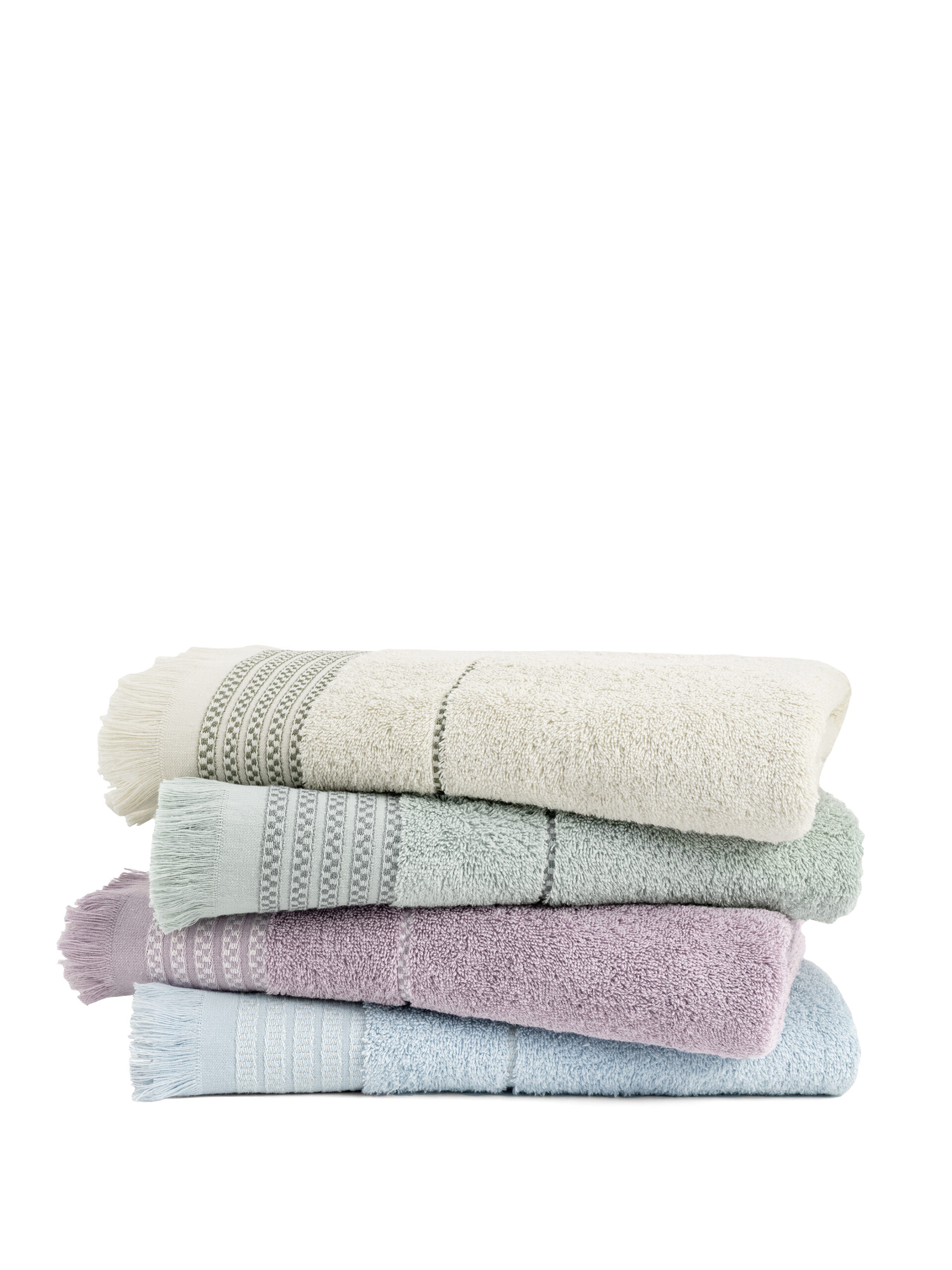 Σετ Πετσέτες (30x50 + 50x90 + 70x140) Plush - Dusty Lilac - Σετ (1 x 30x50 + 1 x 50x90 + 1 x 70x140) "Nima Home" - Image 2
