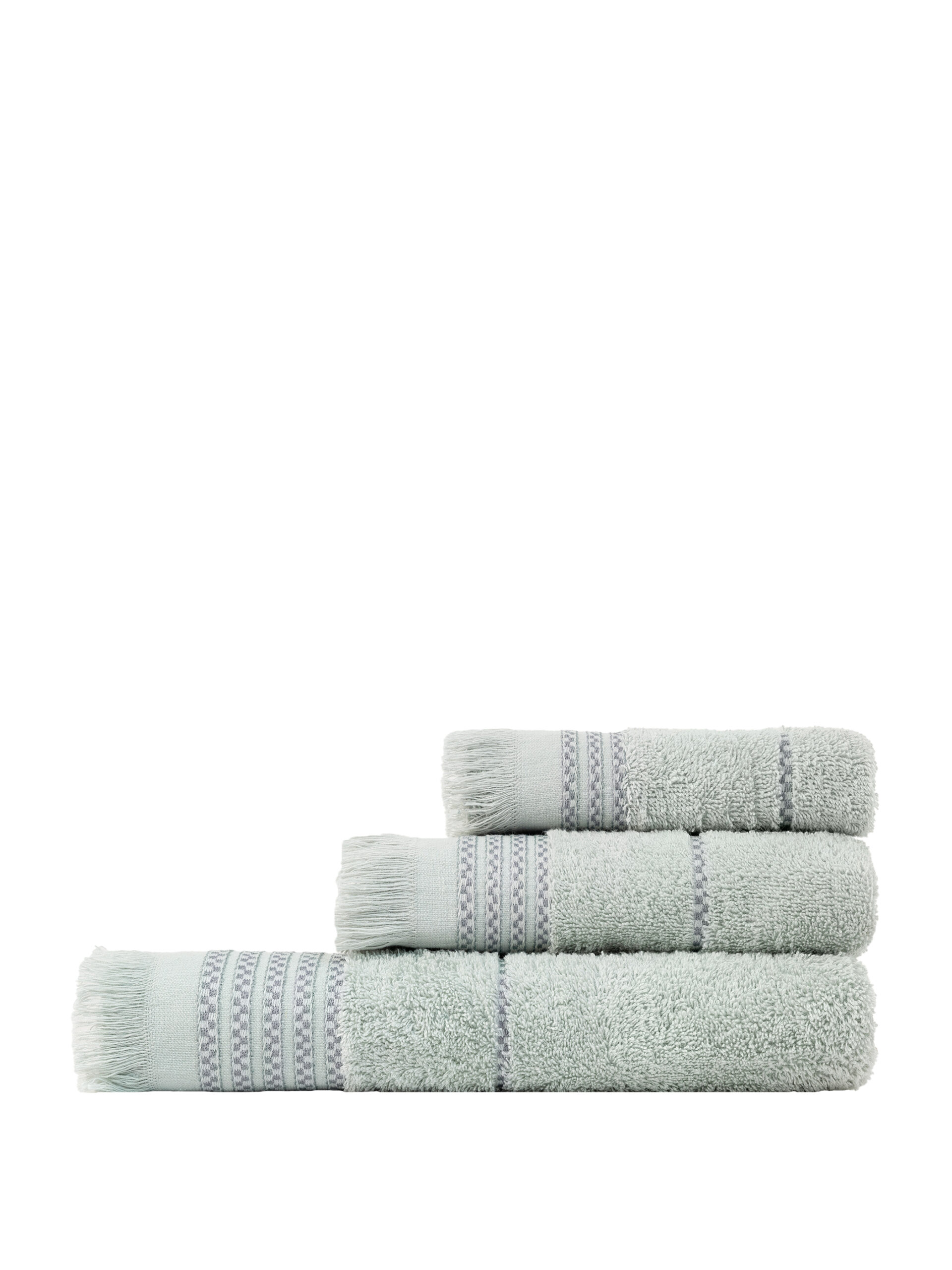 Σετ Πετσέτες (30x50 + 50x90 + 70x140) Plush - Dusty Mint - Σετ (1 x 30x50 + 1 x 50x90 + 1 x 70x140) "Nima Home" - Image 2