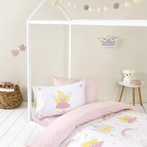Σετ Σεντόνια Ημίδιπλα - Fairy Lelly (2 x 190x255 + 1 Μαξιλαροθήκη 52x72) "Nima Kids"