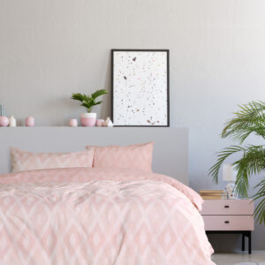 Κουβερλί Μονό - Rombus Pink - Μονό 160x245 "Kocoon Home"