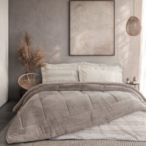 Κουβέρτα/Πάπλωμα Υπέρδιπλο 220x240 - Cira Cigar Beige - Υπέρδιπλο 220x240 "Nima Home"