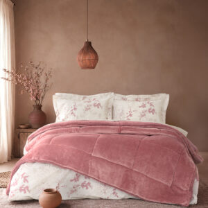 Κουβέρτα/Πάπλωμα Υπέρδιπλο 220x240 - Cira Apple Pink - Υπέρδιπλο 220x240 "Nima Home"