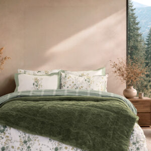 Κουβέρτα/Πάπλωμα Υπέρδιπλο 220x240 - Snug Dark Green - Υπέρδιπλο 220x240 "Nima Home"