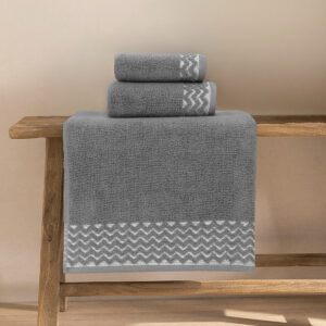 Πετσέτα 90x145 Premium - Soft Gray - Μπάνιου 90x145 "Nima Home"