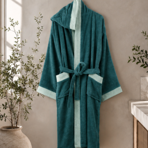 Μπουρνούζι Kimono Glow Marine Blue - Medium - Medium "Nima Home"