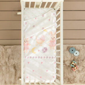 Σετ Σεντόνια Λίκνου - My Little Bunny - Λίκνου (2 x 70x110) "Nima Bebe"