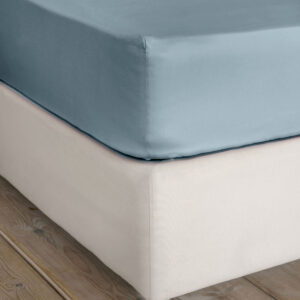 Σεντόνι Γίγας με Λάστιχο Superior Satin - Dusty Blue - Γίγας με Λάστιχο 185x205+35 "Nima Home"